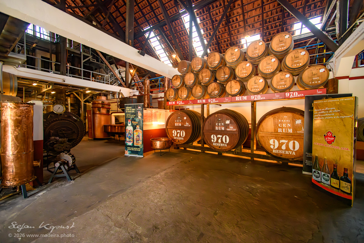 Zuckerrohrmühlen Madeira Rum