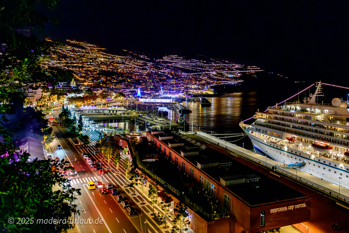Funchal Bucht Weihnachten
