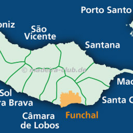 Regionen auf Madeira