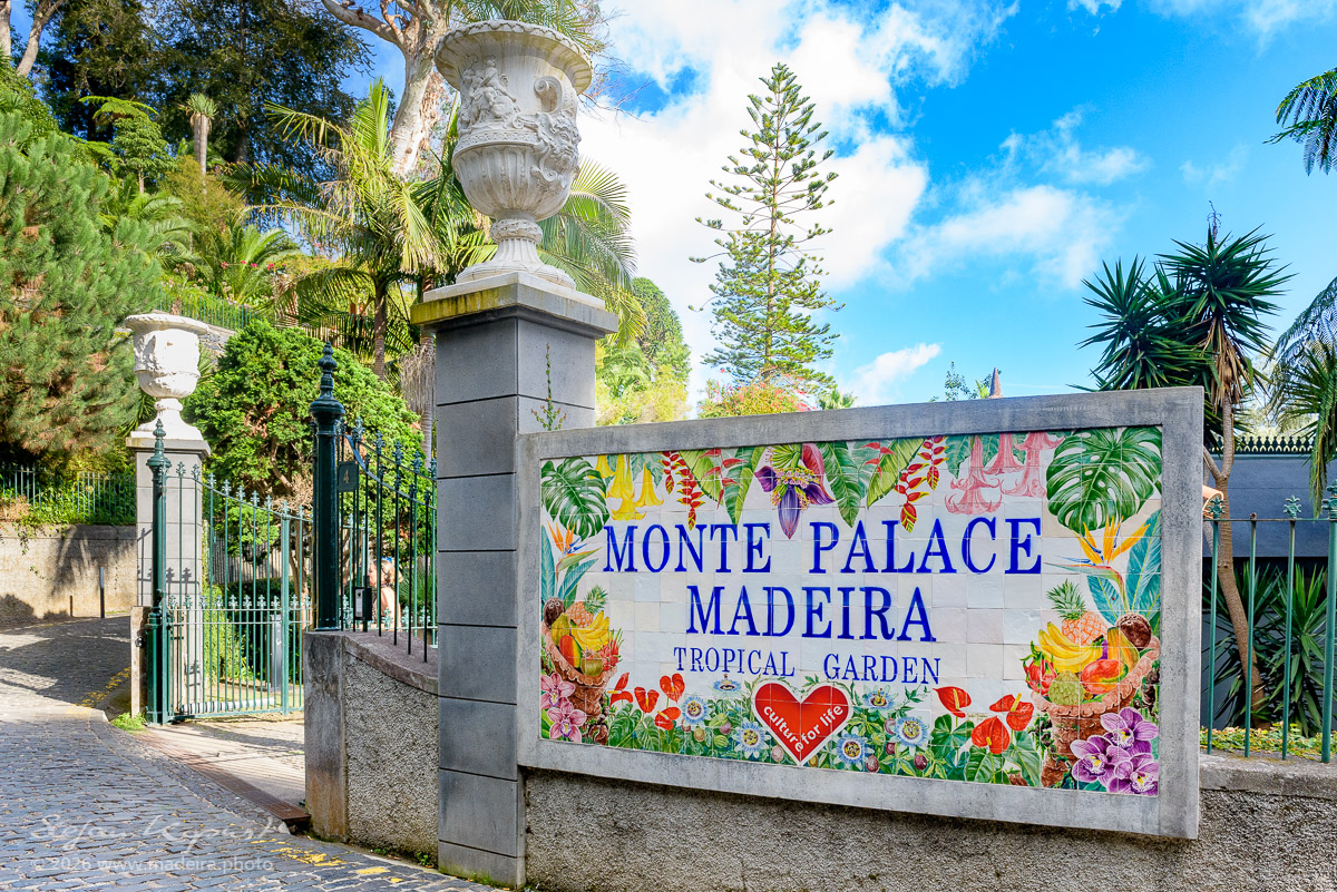 Eingang Monte Palace Madeira Tropical Garden