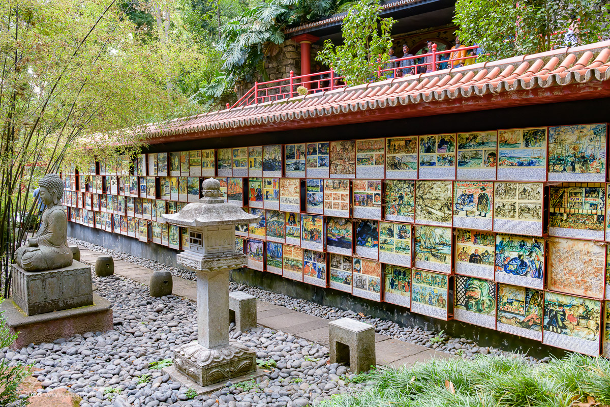 die Abenteuer der Portugiesen in Japan im Monte Palace