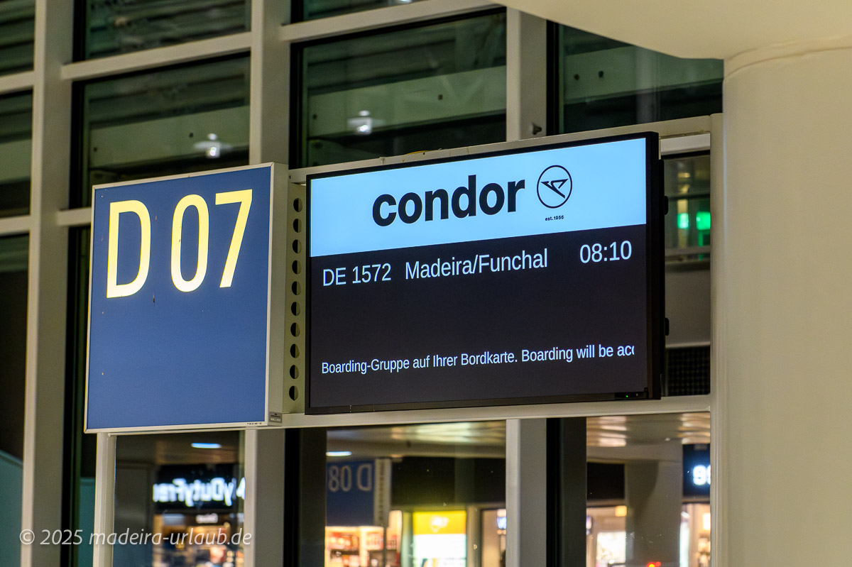 Flug München Funchal MUC - FNC