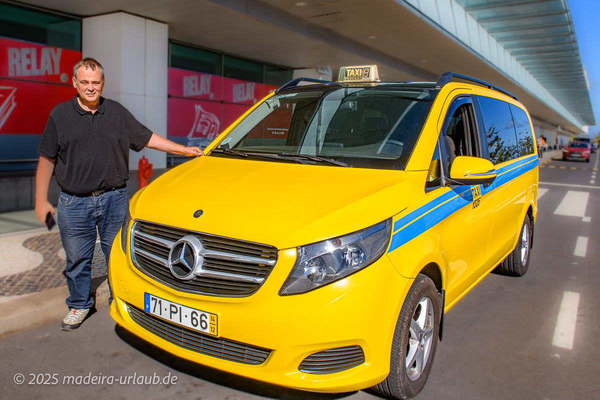 Taxi am Flughafen