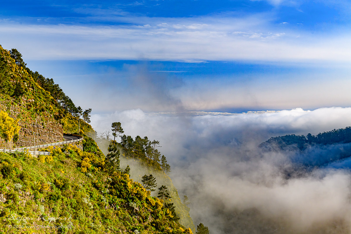 sich schnell auflösende Wolken auf Madeira